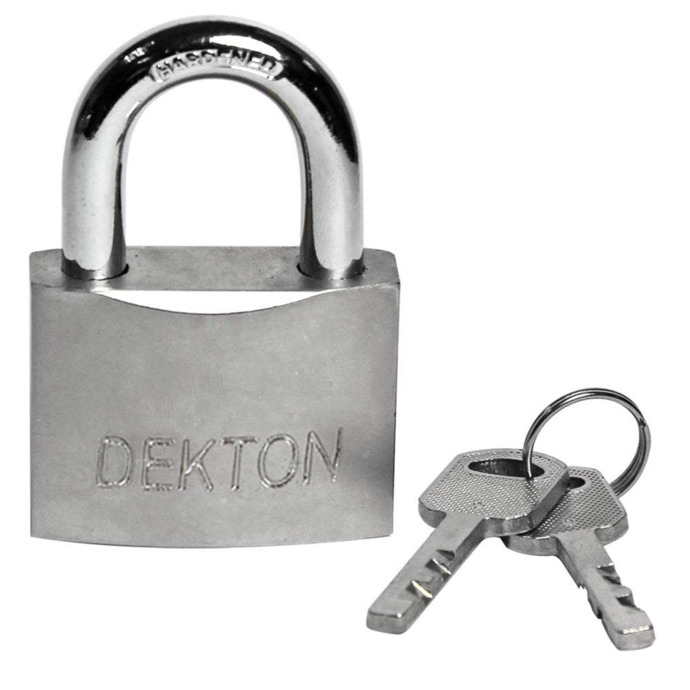 Dekton Satin Finish Padlock - 50mm - 3 Keys