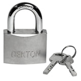Dekton Satin Finish Padlock - 50mm - 3 Keys