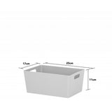 Wham Rectangular Studio Storage Basket - 25x11x17cm