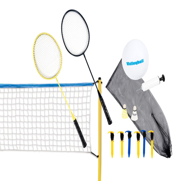 Scatch Volleyball & Badminton Set | Portable Multi-Sport Kit