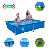 Avenli Blue Rectangular Frame Garden Pool | 188cm