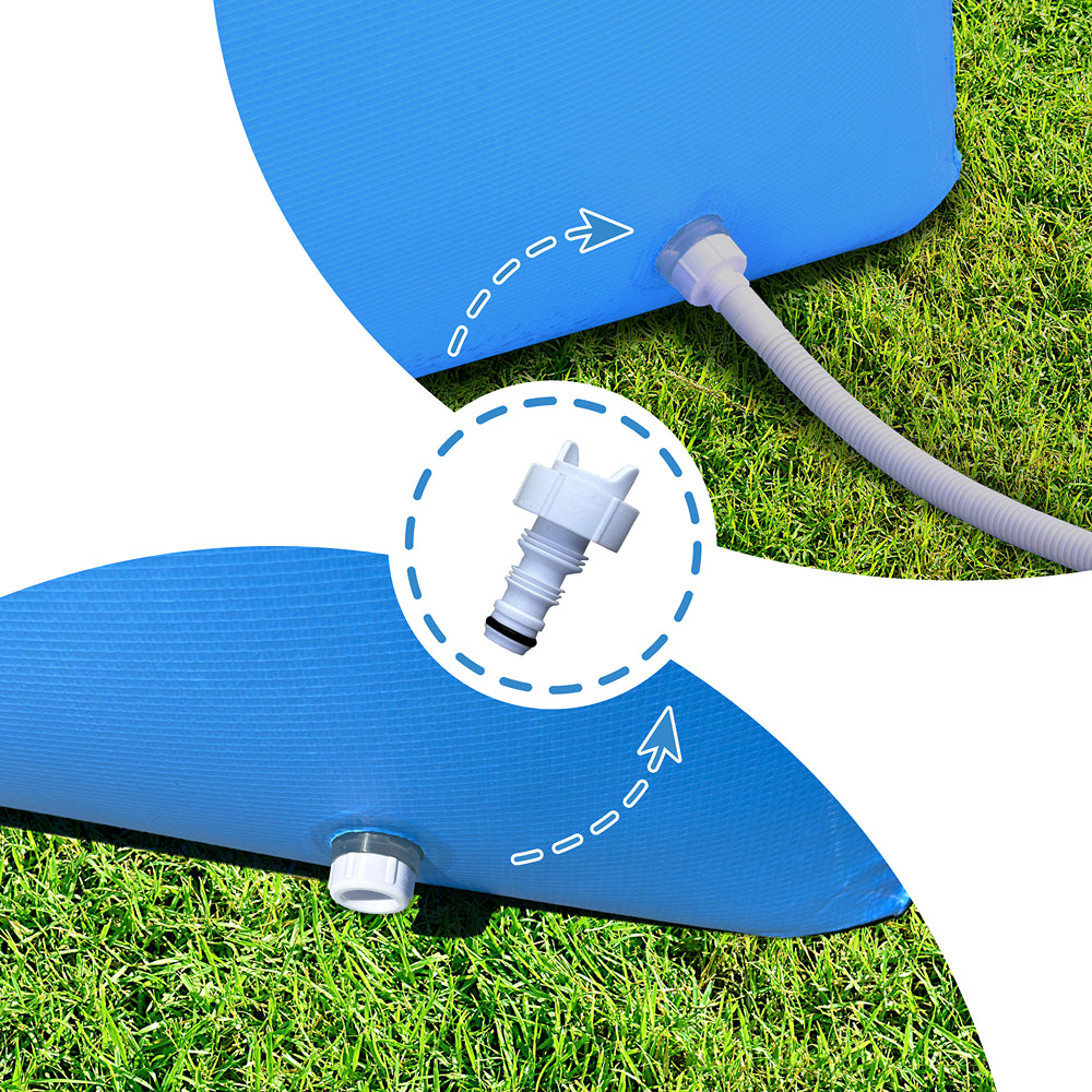 Avenli Blue Rectangular Frame Garden Pool | 188cm