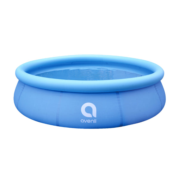 Blue Inflatable Round Family Garden Swimming Pool | 305 x 76cm
