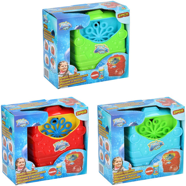 Bubblez Automatic Bubble Machine | 3 Assorted Colours