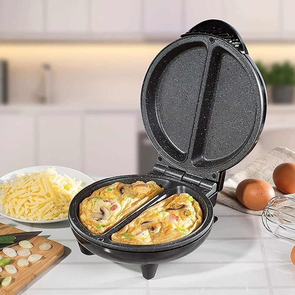 Daewoo Deep Fill Non-Stick Omelette Maker | Dual Compartments