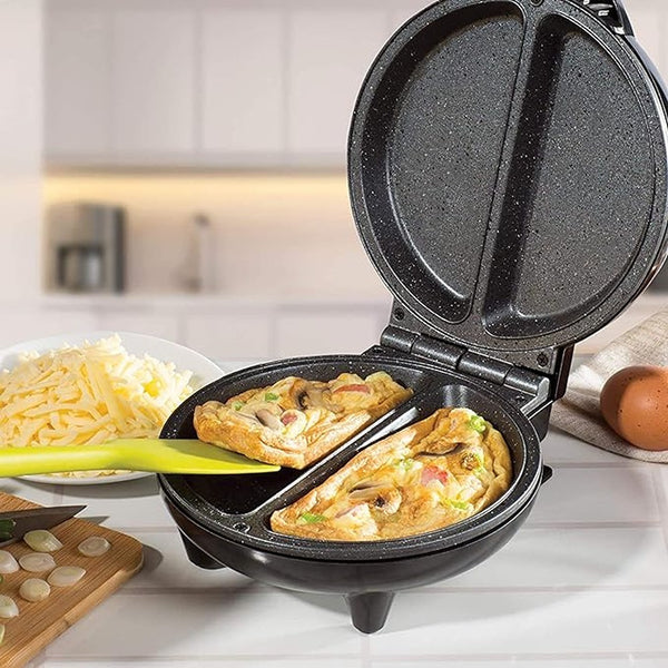 Daewoo Deep Fill Non-Stick Omelette Maker | Dual Compartments