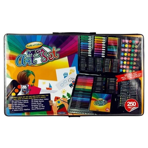 World of Colour 250-Piece Mega Art Set