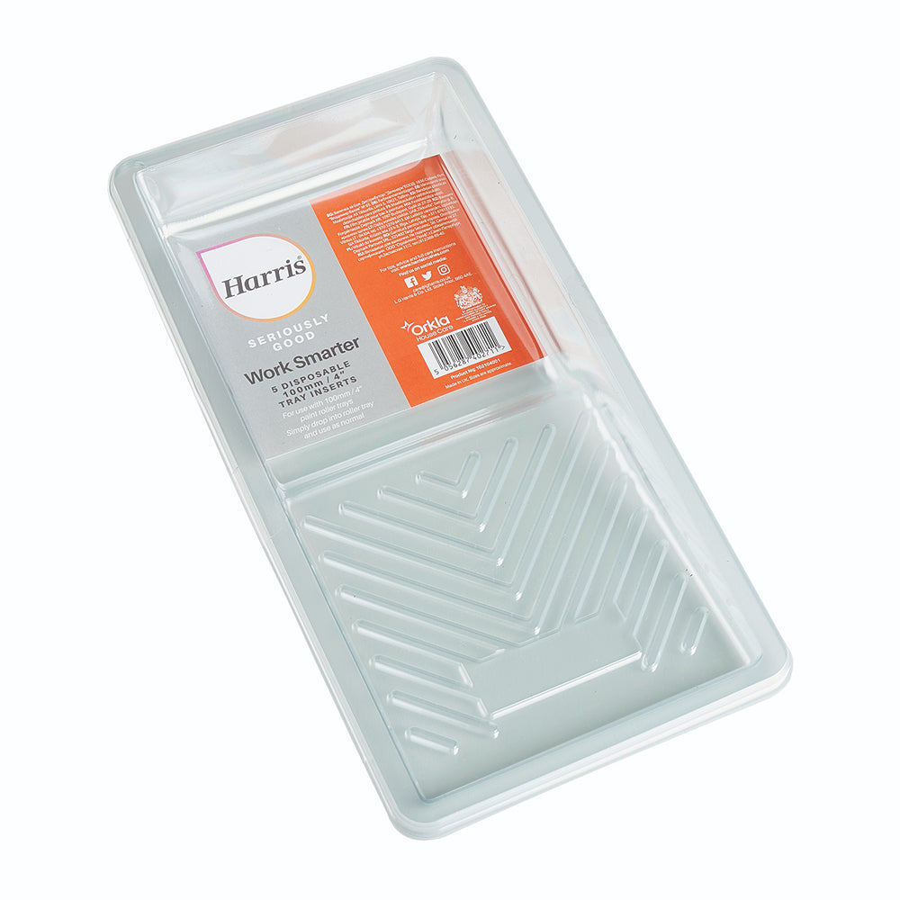 Harris Seriously Good Paint Tray Liners | 4in | Pack od 5