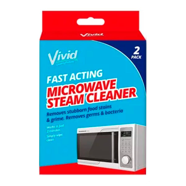 Purge Vivid Fast Acting Microwave Steam Cleaner | 2 Pack