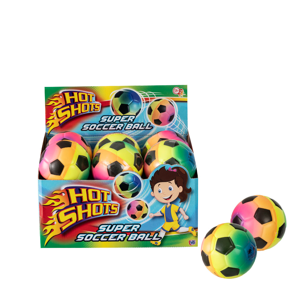 Rainbow Toddler Soccer Ball Toy | 4in, Assorted Colours, 12 Months+