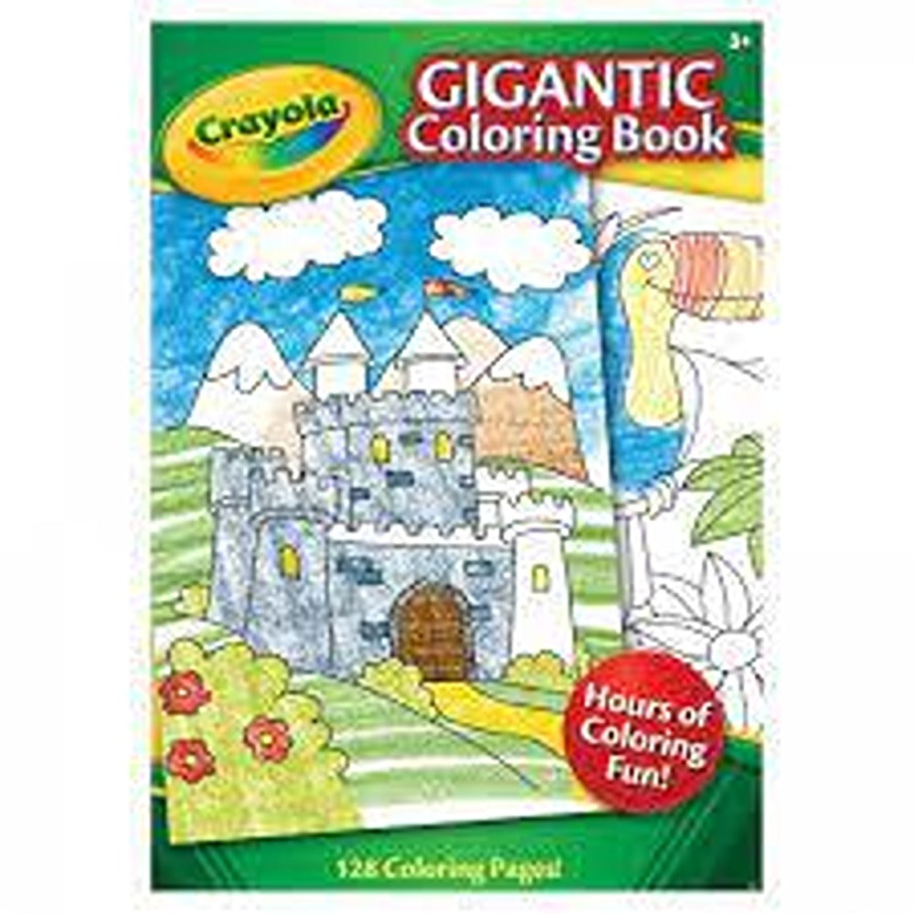 Crayola Gigantic Colouring Book | 128 Pages, Age 3+, Travel-Friendly