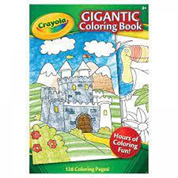 Crayola Gigantic Colouring Book | 128 Pages, Age 3+, Travel-Friendly