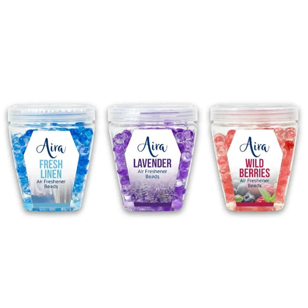 Aira Air Freshener Beads | 150g | Fresh Linen, Lavender, Wild Berries