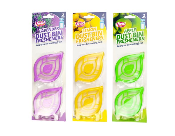 Vivid Leaf-Shaped Bin Freshener | 2 Pack 