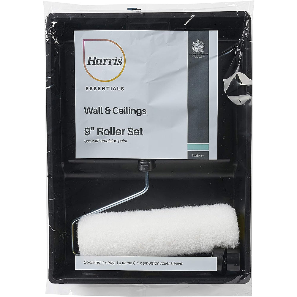 Harris Essentials Walls &amp; Ceilings Roller Set | 230mm/9in
