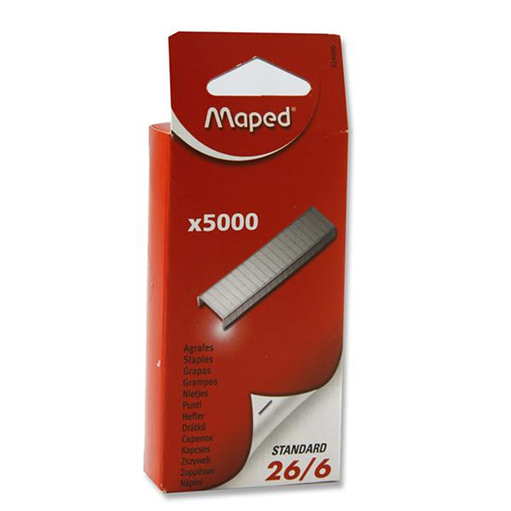 Maped 26/6 Box of Staples | Pack of 5000