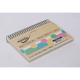 Supreme Compact Spiral Record Card | 5X3, 160gsm, 50 Multi-Coloured Sheets