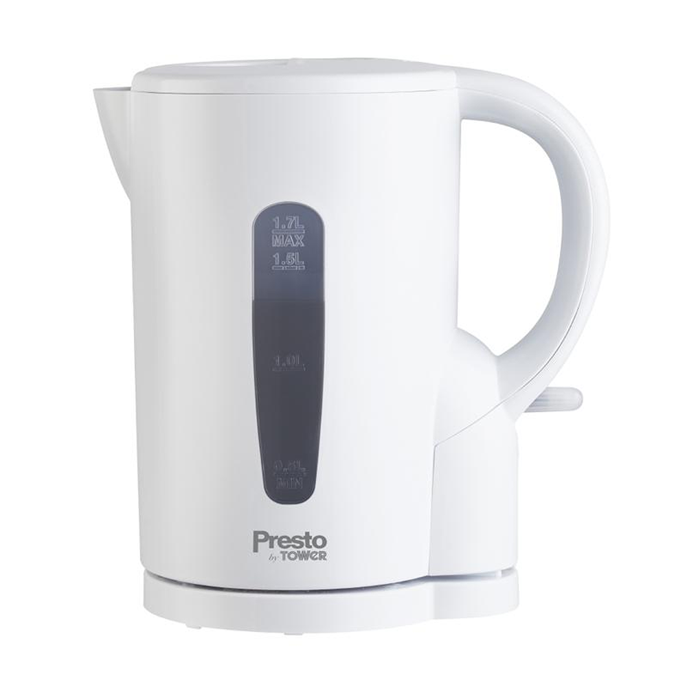 Presto by Tower Electric Kettle White | 2000w | 1.7ltr