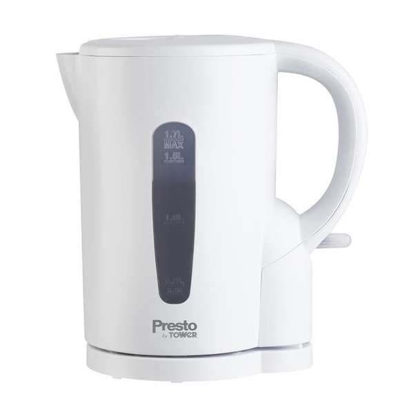 Presto by Tower Electric Kettle White | 2000w | 1.7ltr