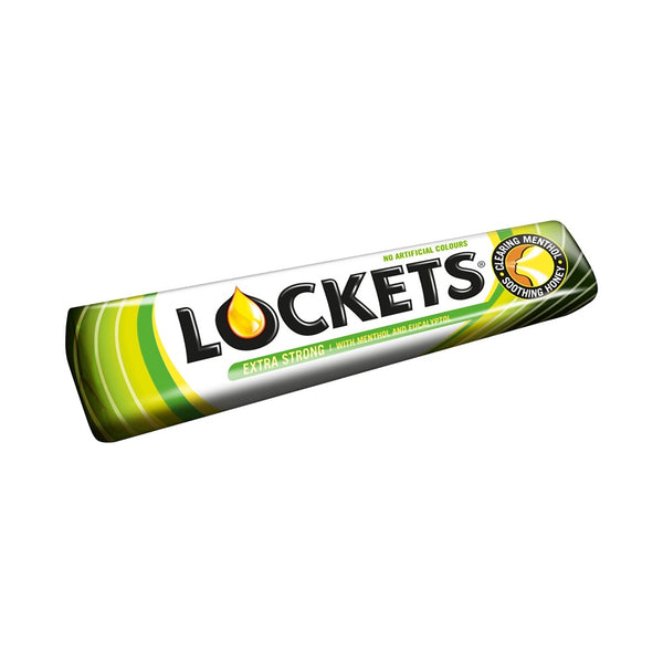 Lockets Extra Strong Throat Lozenges | 41 g, Menthol & Eucalyptus