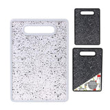 Urban Living Durable Plastic Chopping Board | 20x30cm, Black/White