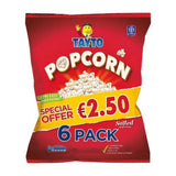 Tayto Original Salted Air-Popped Popcorn Multipack - Pack of 6, 120g