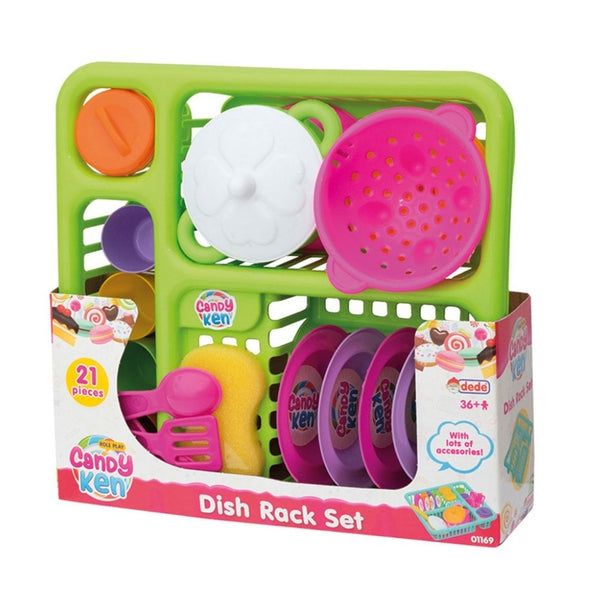 ded candy  ken dish rack playset  21-piece 