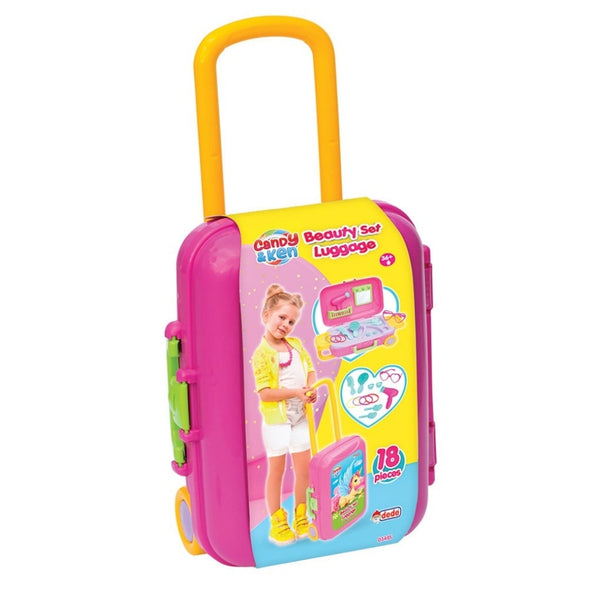 ded portable beauty set trolley  18 pcs 