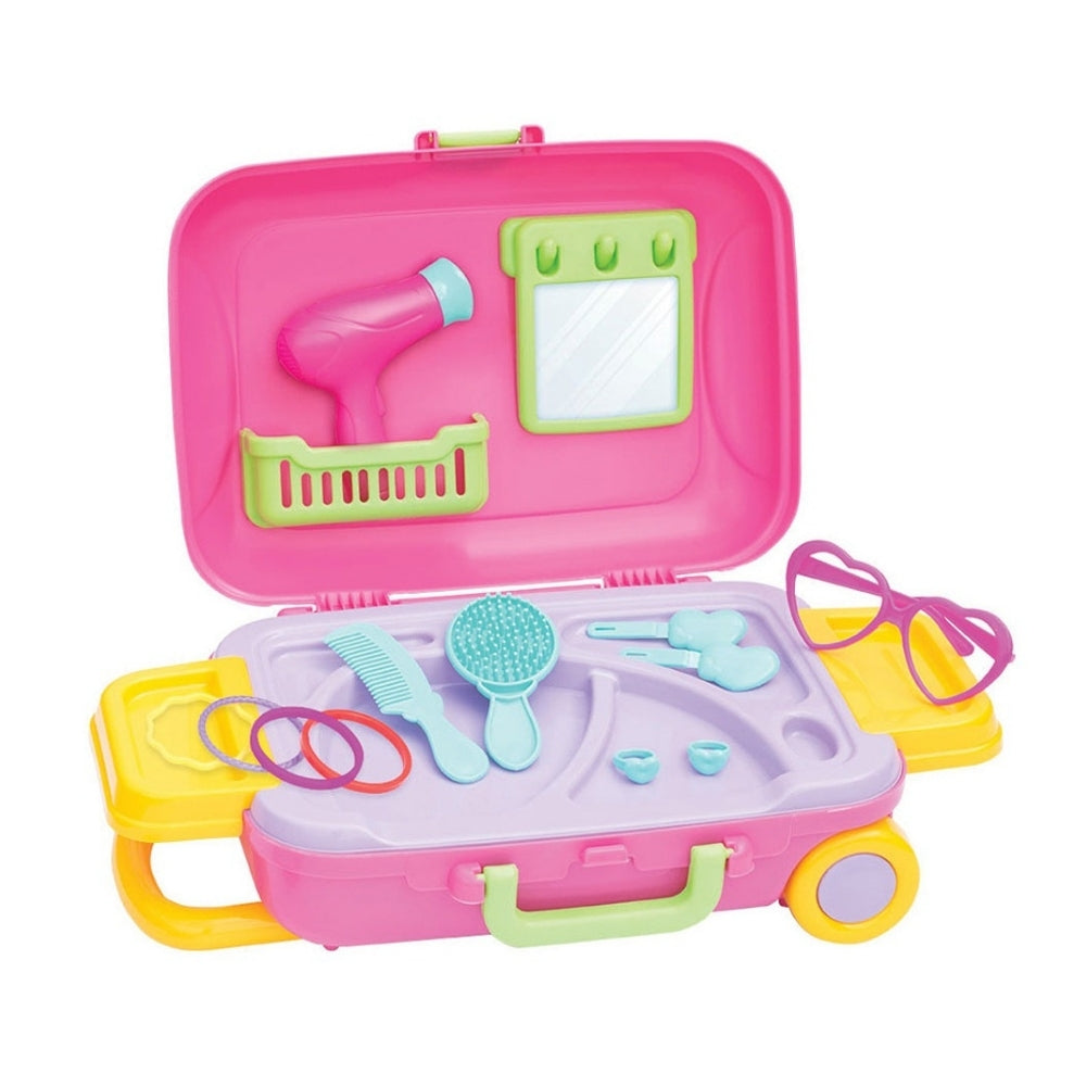 ded portable beauty set trolley  18 pcs 
