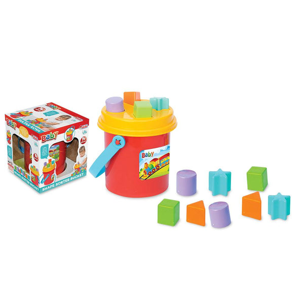 Shape Sorter Bucket | 14-Piece Learning & Sorting Toy for Toddlers