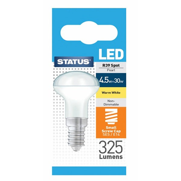Status LED R39 Spot Bulb | 4.5W, 325 Lumens, Warm White