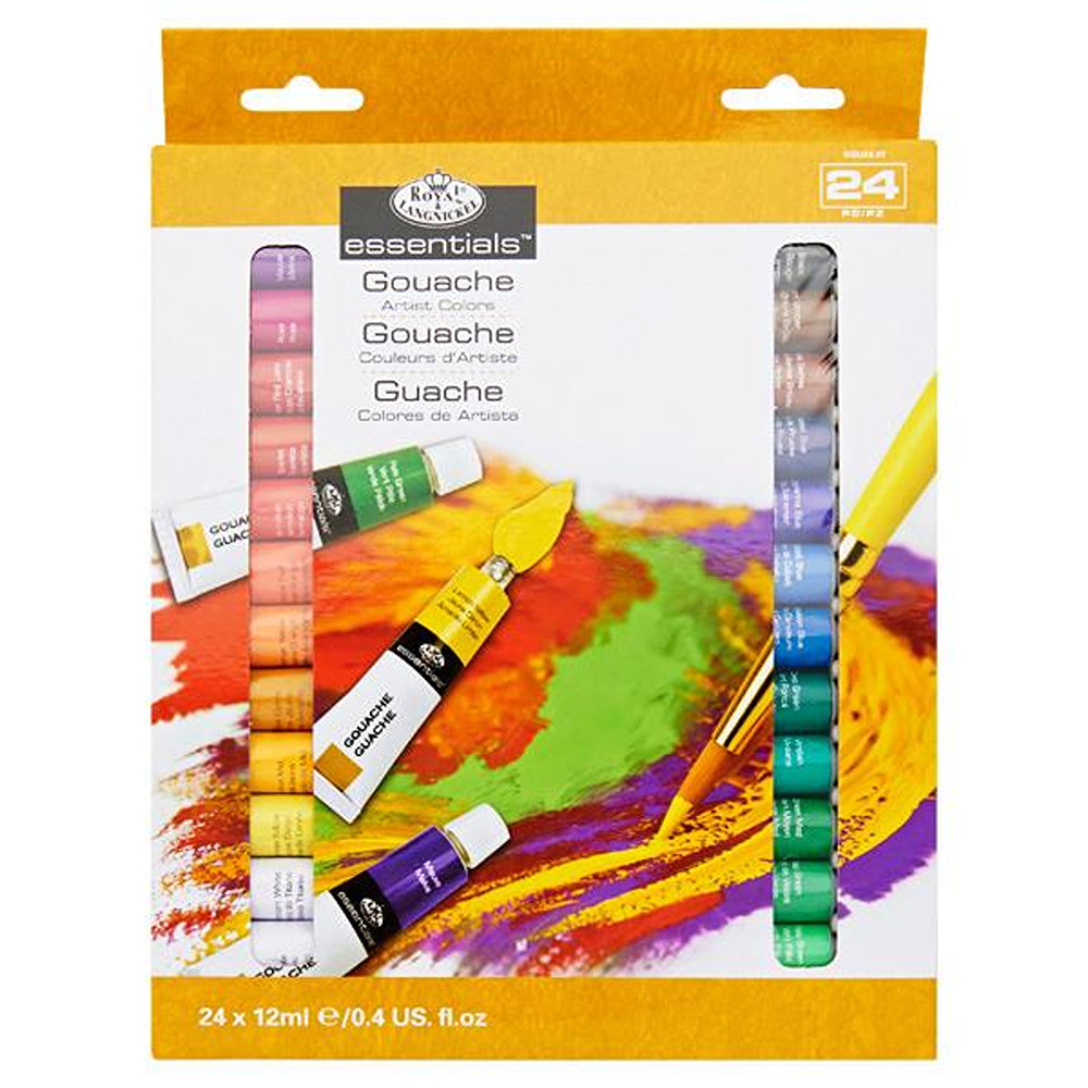 Essentials Gouache Artist Colours Paint Set | 24 x 12ml