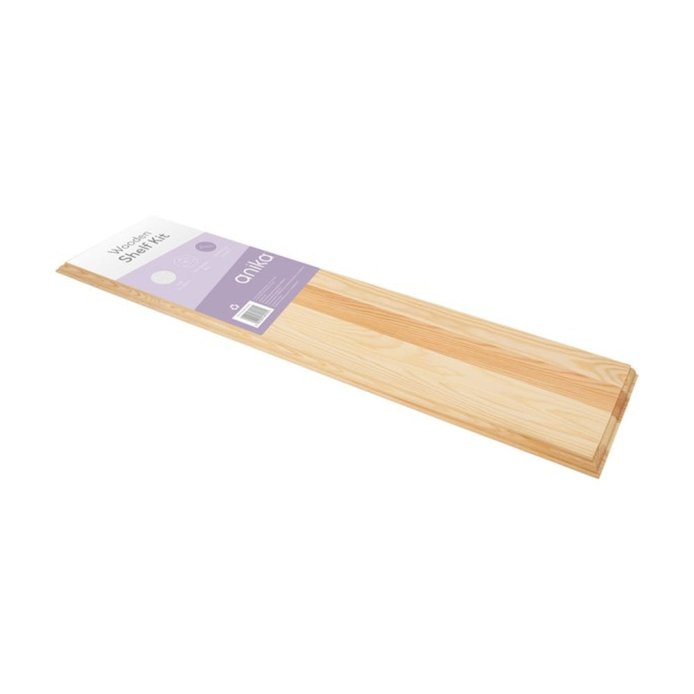 Pine Wood Shelf 89cm | Pine Wood, 89cm Length, Single Piece