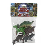 Dino World Bag of Dinosaurs Toy Figures Set | Pack of 6 Pieces