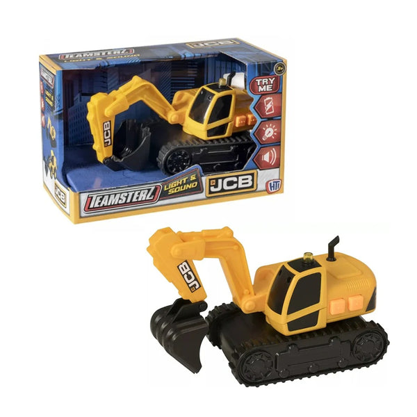 Teamsterz JCB Small Excavator Toy Vehicle | Lights and Sounds, Ages 3+
