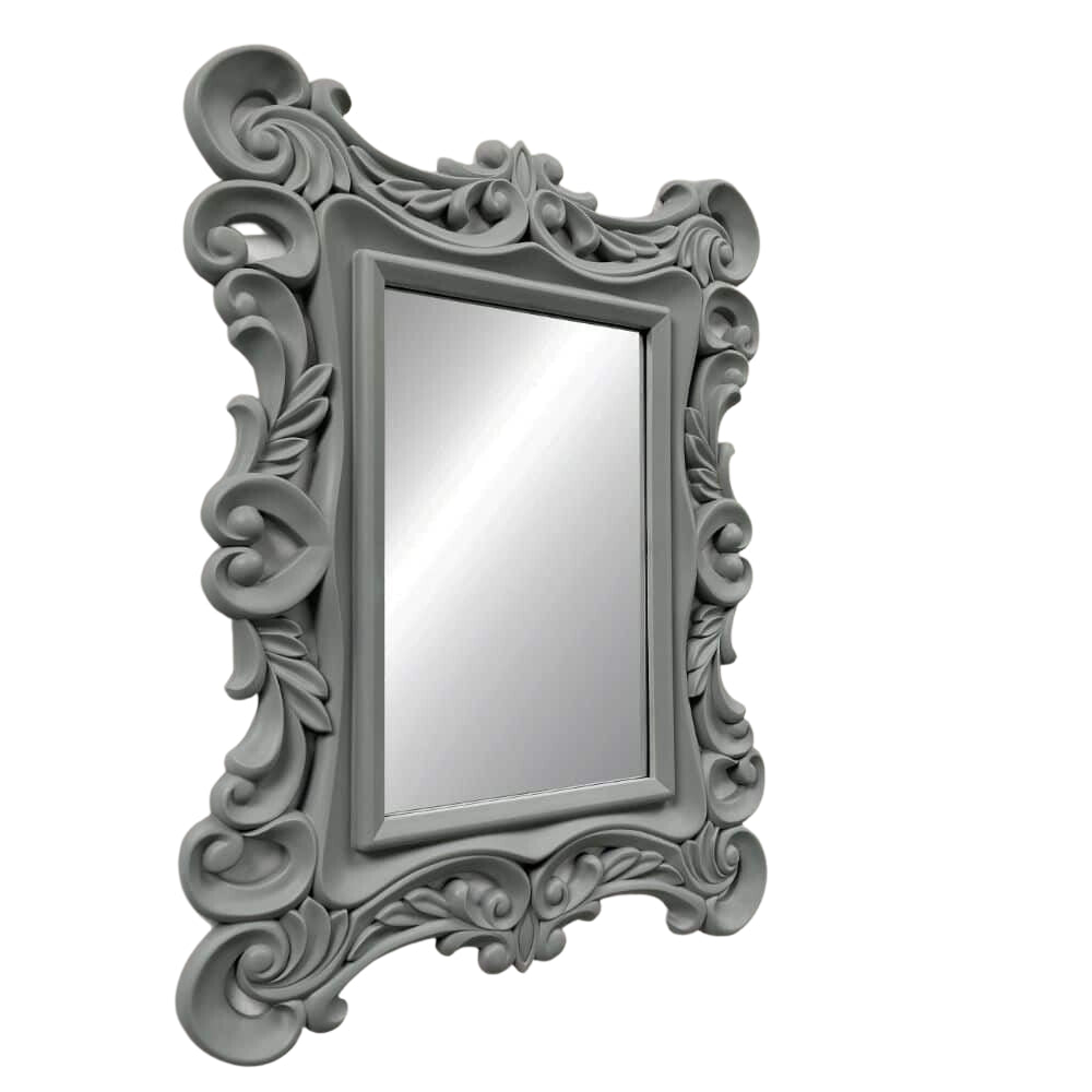 Maison Megan Antique Style Grey Mirror | 50 x 65cm