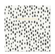 Tallon Spot Photo Album | 6 x 4, Hand-Drawn Confetti Pattern, Black on Cream