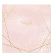 Tallon Pink Photo Album 6 x 4 | Blush-Marble Cover, Gold Detail, Matte