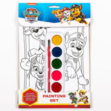 Paw Patrol Painting Set Watercolour Kit | 6 Watercolour Pans, Child-Sized Brush