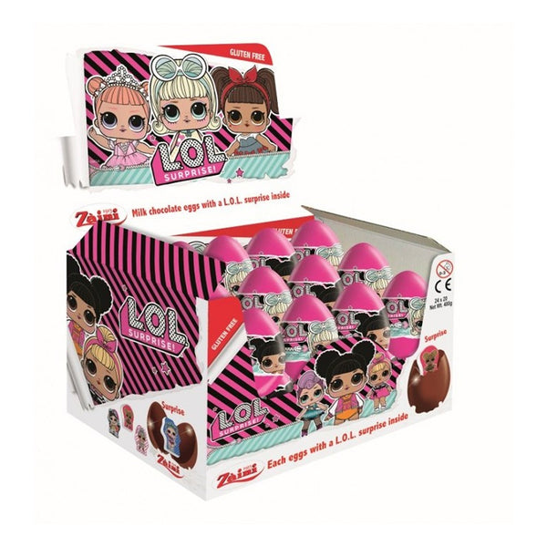 Zaini L.O.L. Surprise Milk Chocolate Egg with Collectible | 20g, Gluten Free
