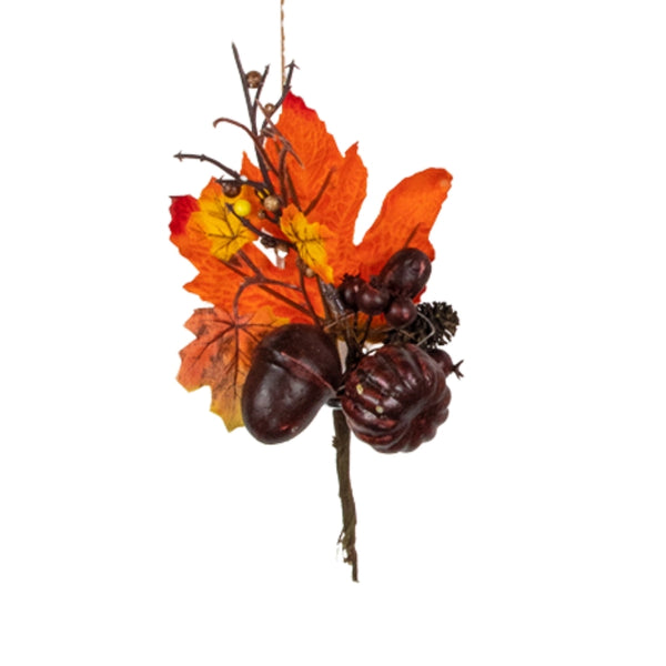 Florelle Autumn Fruit Pick | Artificial Leaves & Pinecones