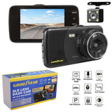 Goodyear Dash Cam with Reverse Camera | Night Vision & Motion Detection