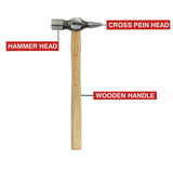 Optimized Title: Dekton 20mm Cross Pein Hammer | Dual-Head Design | Wooden Handle