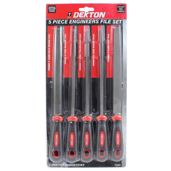 Dekton Engineers File Set - 5 Piece