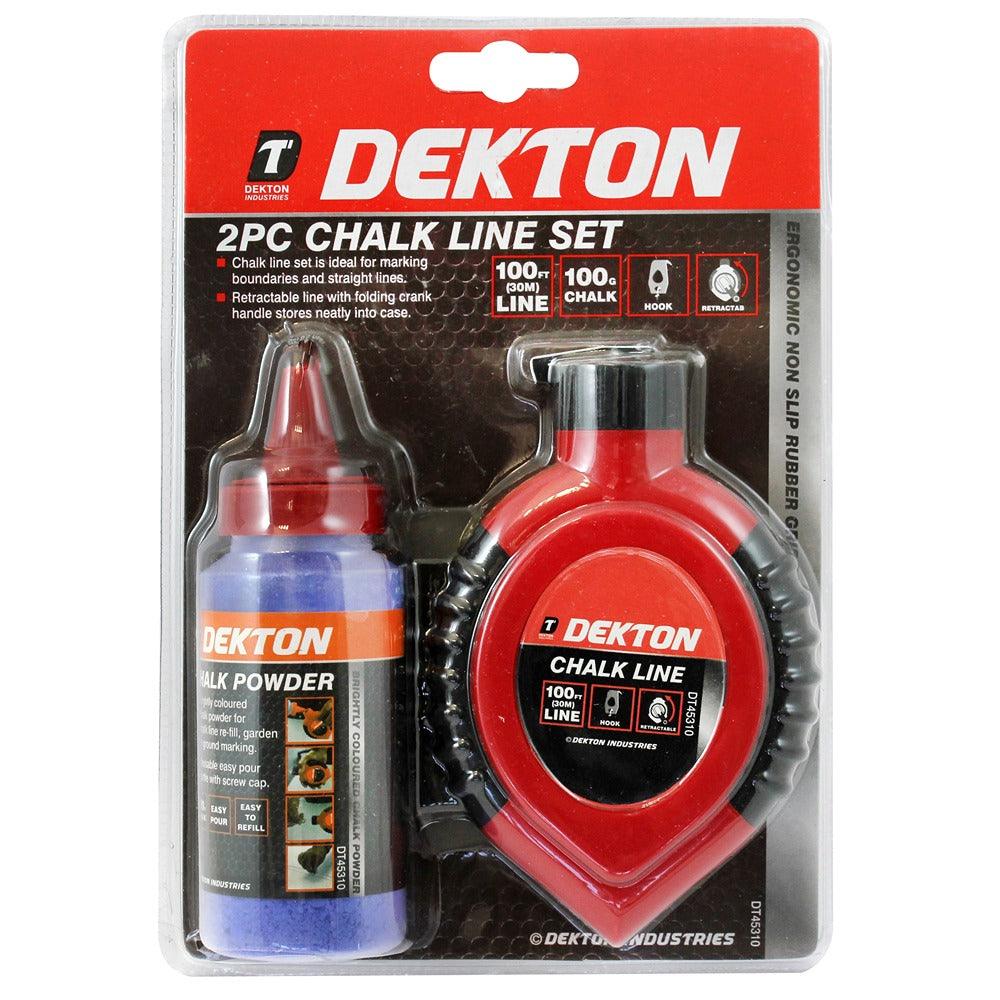 Dekton 2pc Chalk Line Set | High Visibility and Long Line Capacity