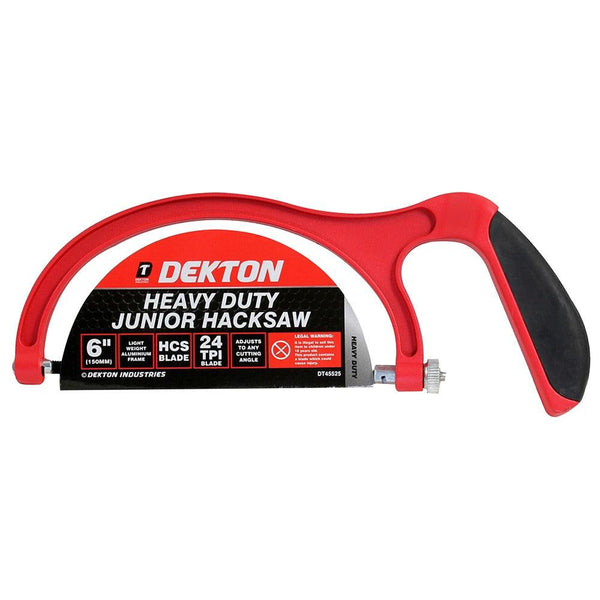 Dekton Heavy Duty Junior Hacksaw | Ergonomic, Durable, and Versatile