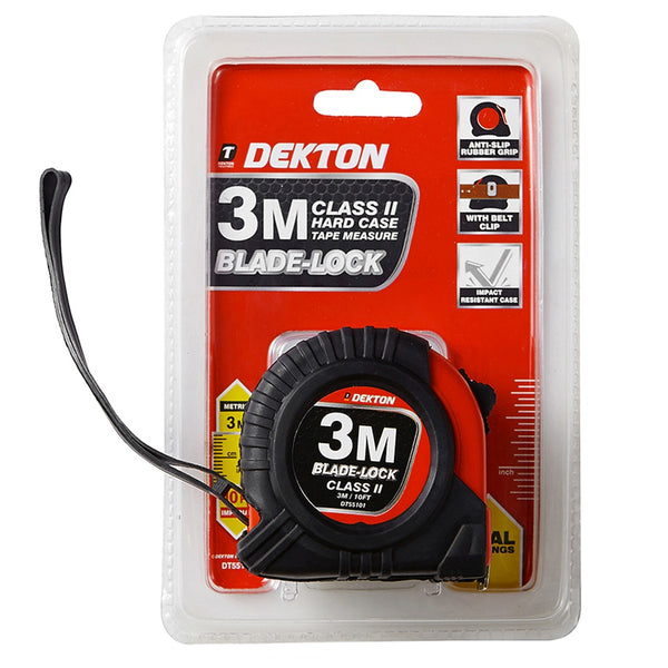 Dekton 3 m x 19 mm Hard Case Tape Measure