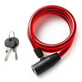 Dekton Ultra-Strong Bike Lock | 12mmx1M | Weather-Resistant, Scratch-Resistant, Self-Coiling Cable