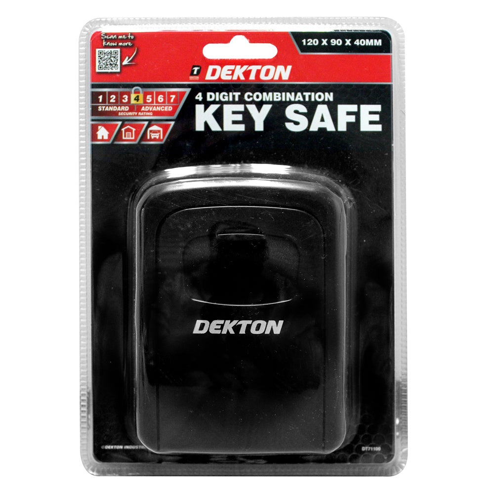 Dekton 4 Digit Combination Key Safe Box