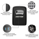 Dekton 4 Digit Combination Key Safe Box